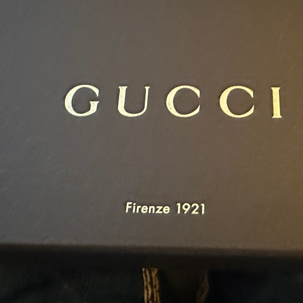 Gucci Iconic Web Red and Green Wedge Strap Women’s Flip Flop Sandals Size 9 - Picture 3 of 6